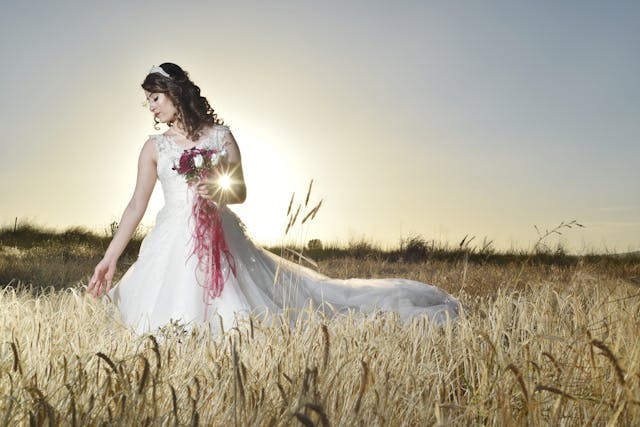 Embroidered Wedding Veil